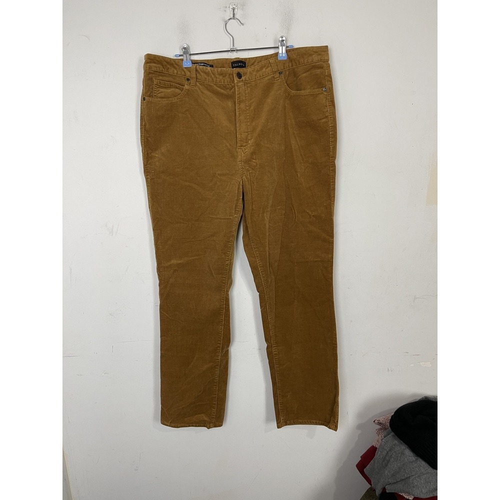 Talbots Women Pants 18 Brown Corduroy Rustic Fall Autumn Straight Fine Wale Soft